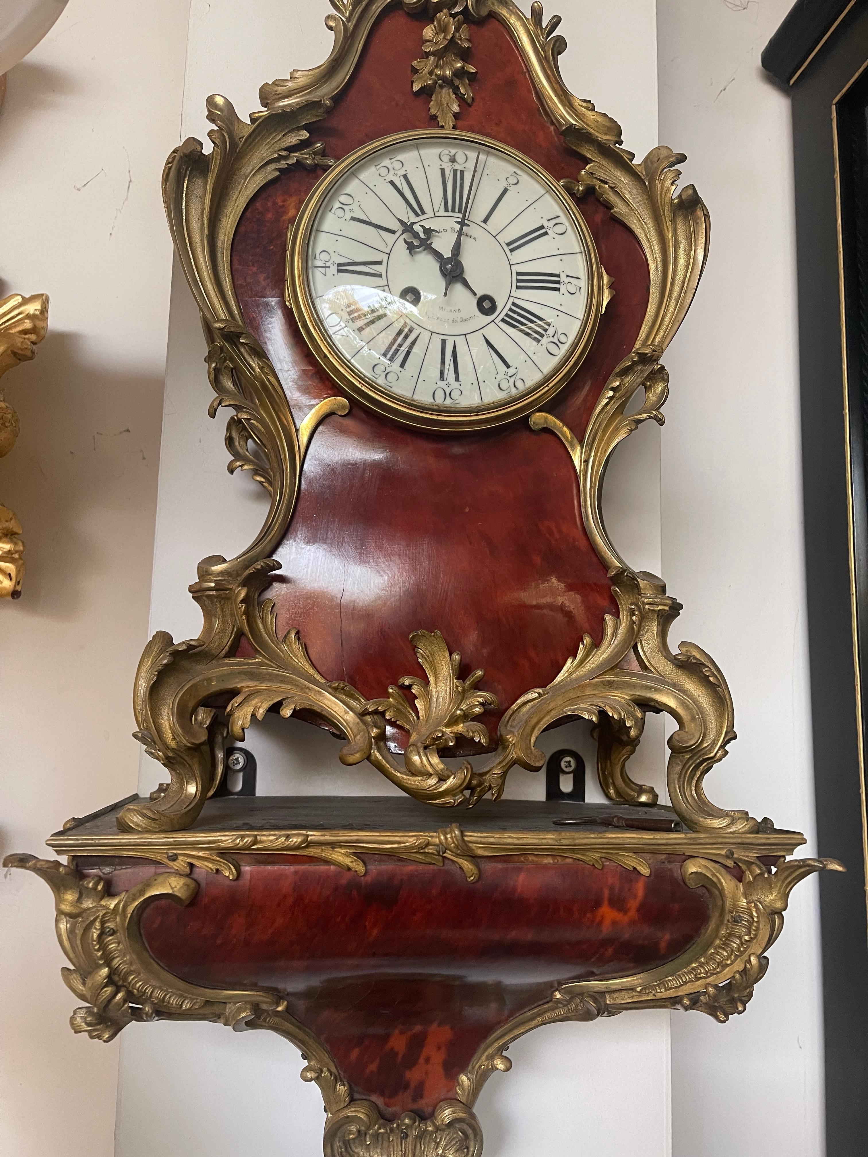 Other Bellisimo Orologio Boulle antico For Sale