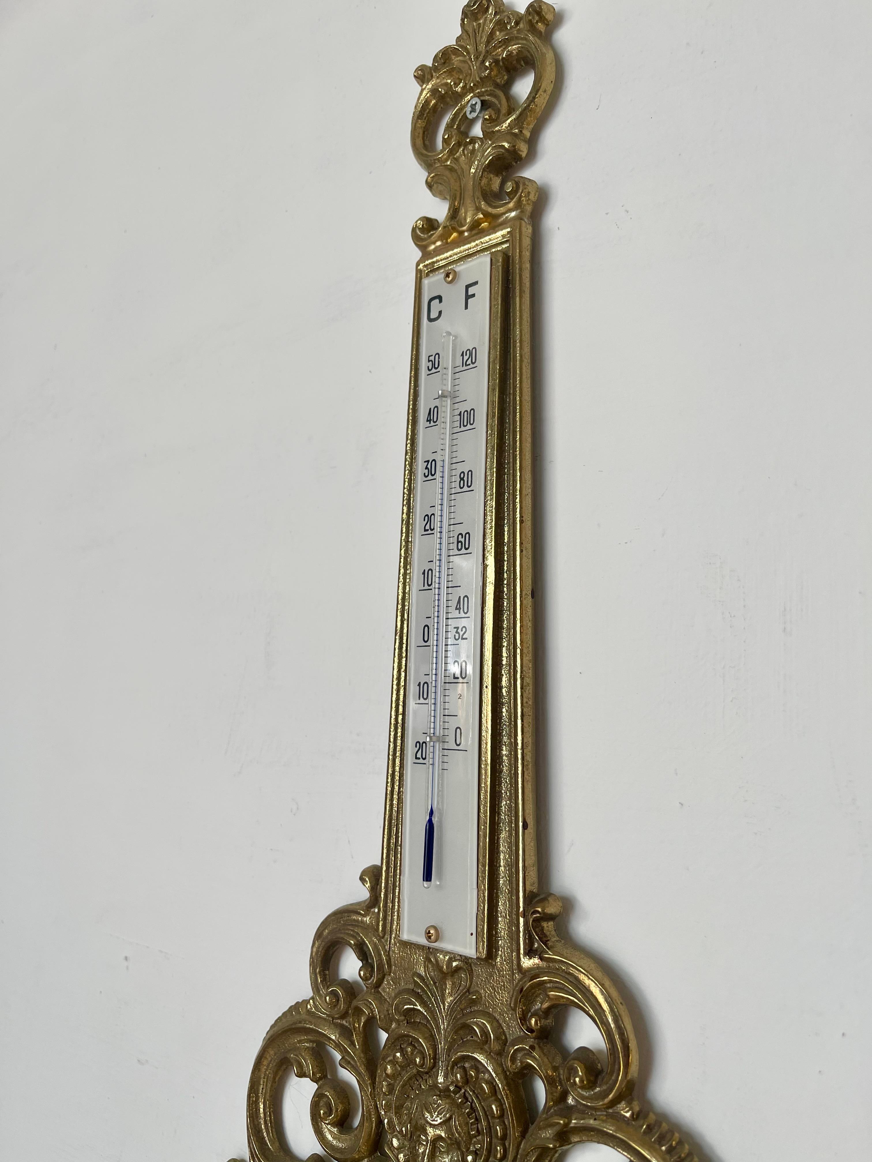 Bellisimo Orologio con barometro in ottone anni 2000 - Nuovo In condizioni ottime in vendita a Cantù, IT