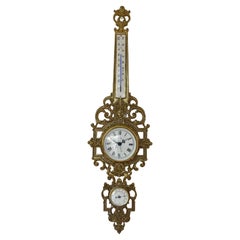 Precioso Reloj Barómetro de Latón Años 2000 - Nuevo