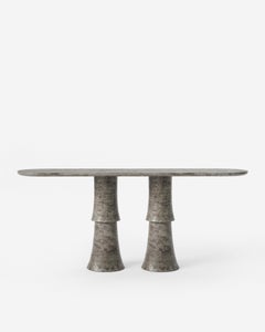 Bellissimo Console in Travertine by Pietro Franceschini
