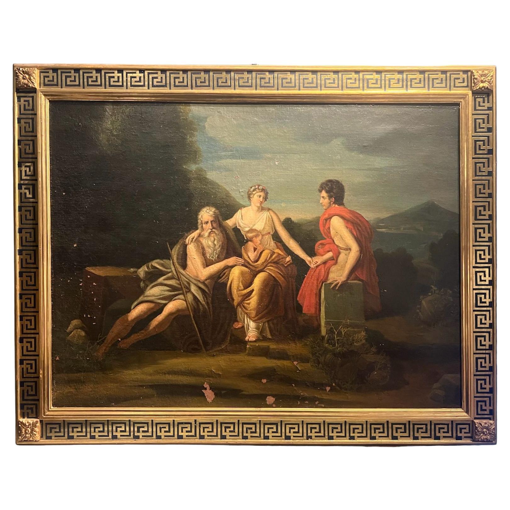 Beautiful painting depicting Life 19th century For Sale
