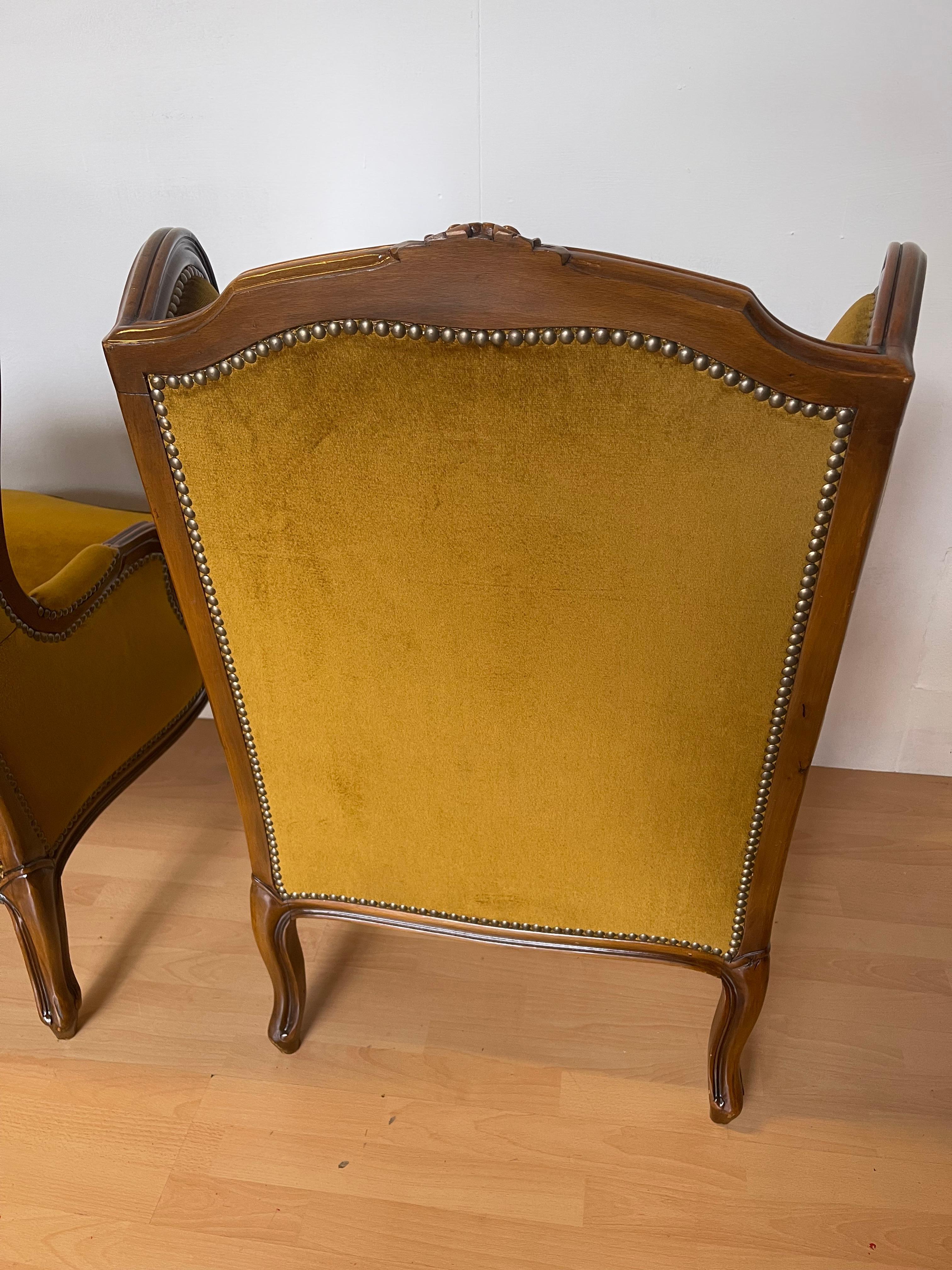 Autre Magnifique paire de fauteuils de style vénitien XX en vente