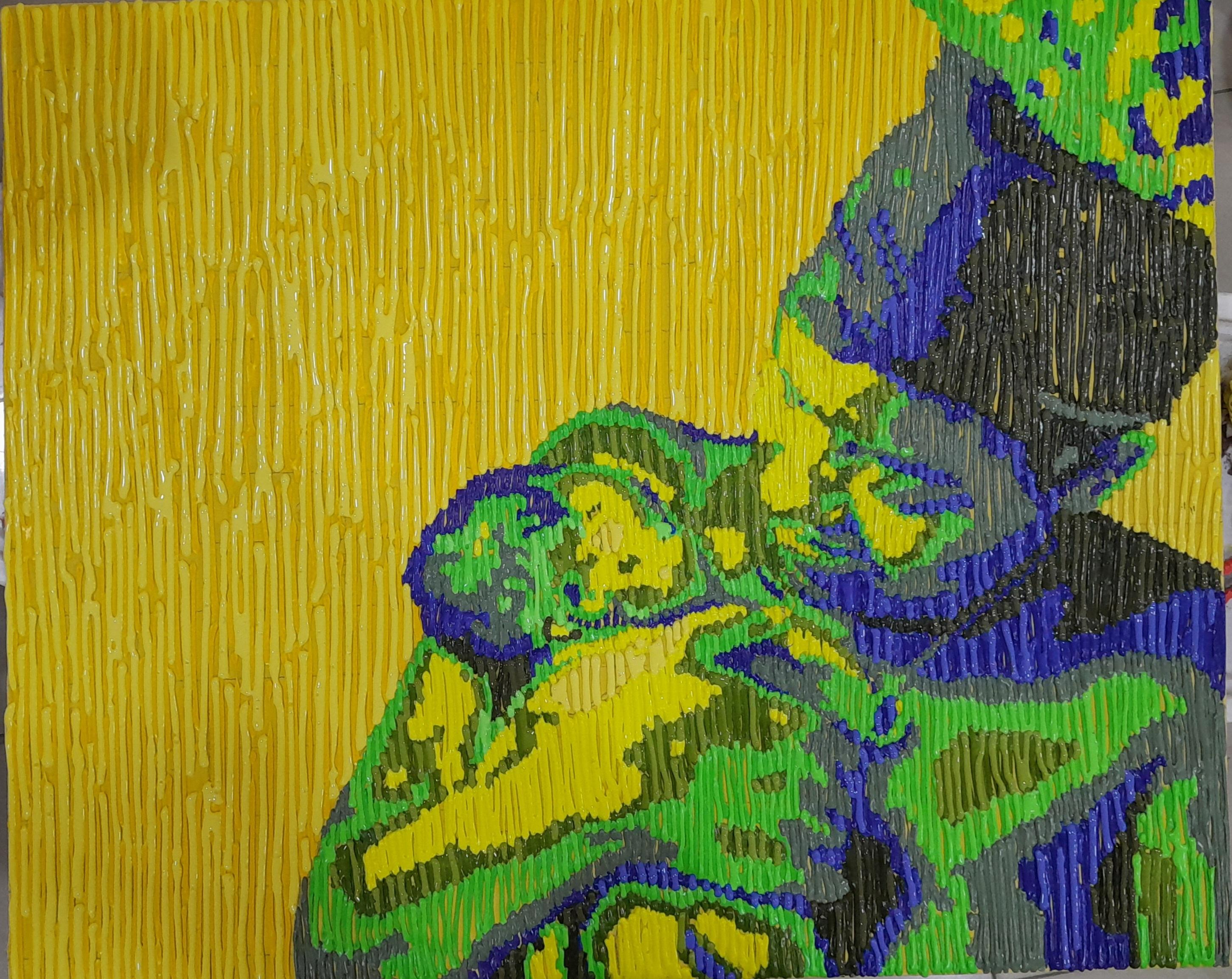 Portrait Painting di Bello Adedoyin - Primo contatto