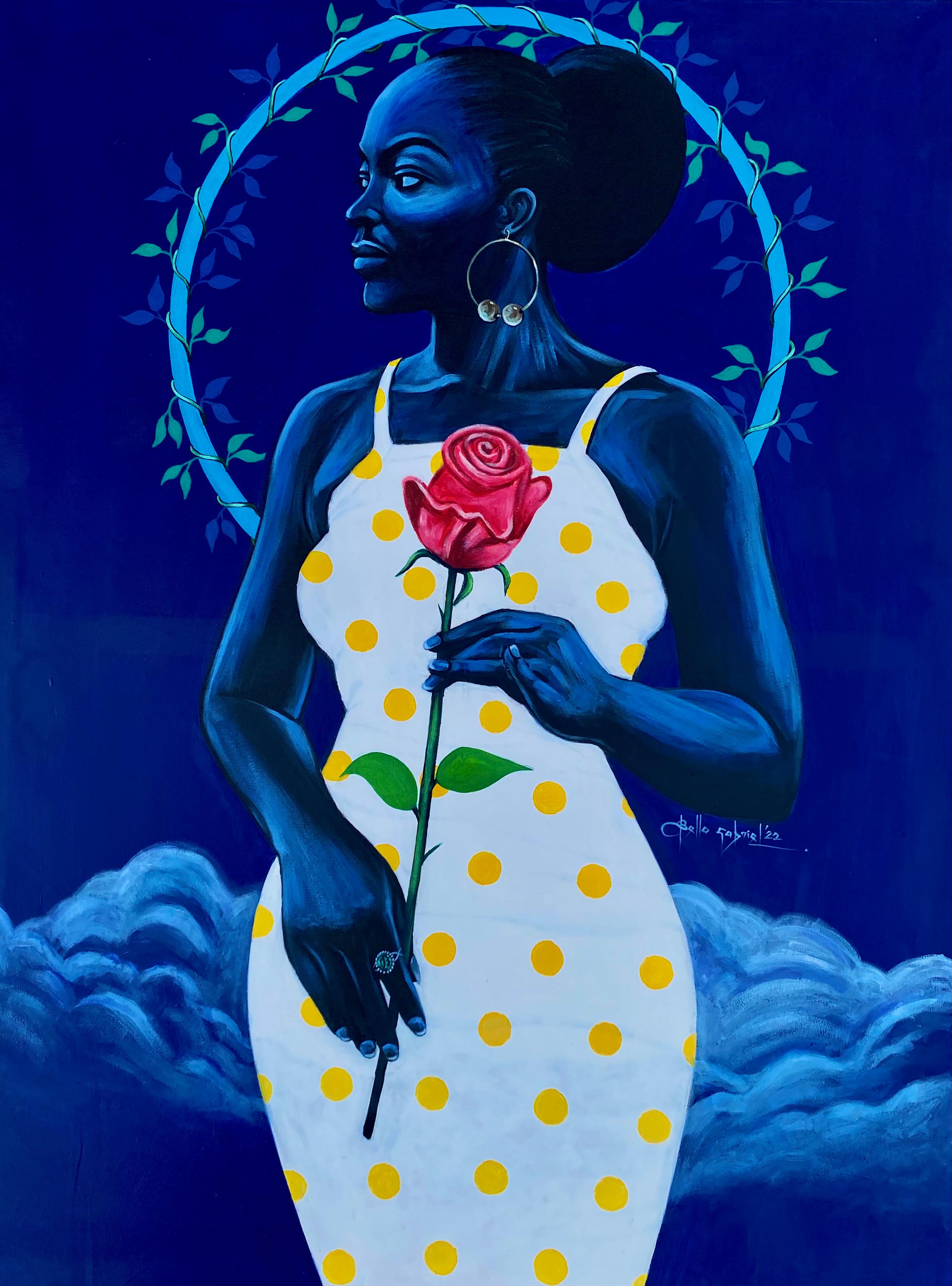 Borders Not Boundaries - 21. Jahrhundert, Contemporary, Impressionismus, Floral Women