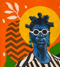 In the Misty Dusk - 21st Century, Contemporary, Figurative, Impressionism, Women