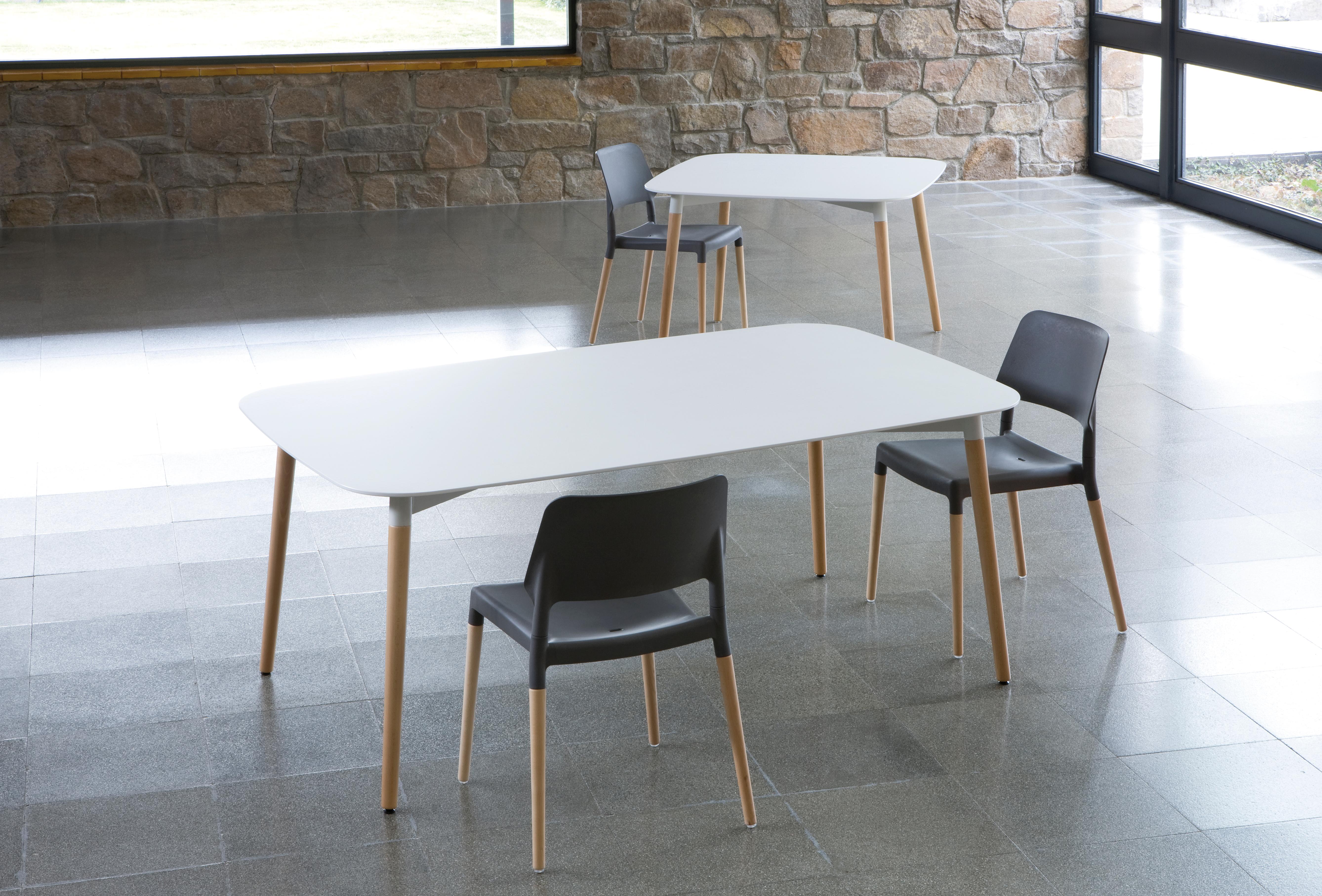 Beech Belloch Cuadrada Table by Lagranja Design