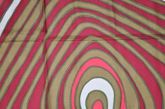 Bellolti Whimsically White Borders "Candy Cane Dream" Silk Scarf