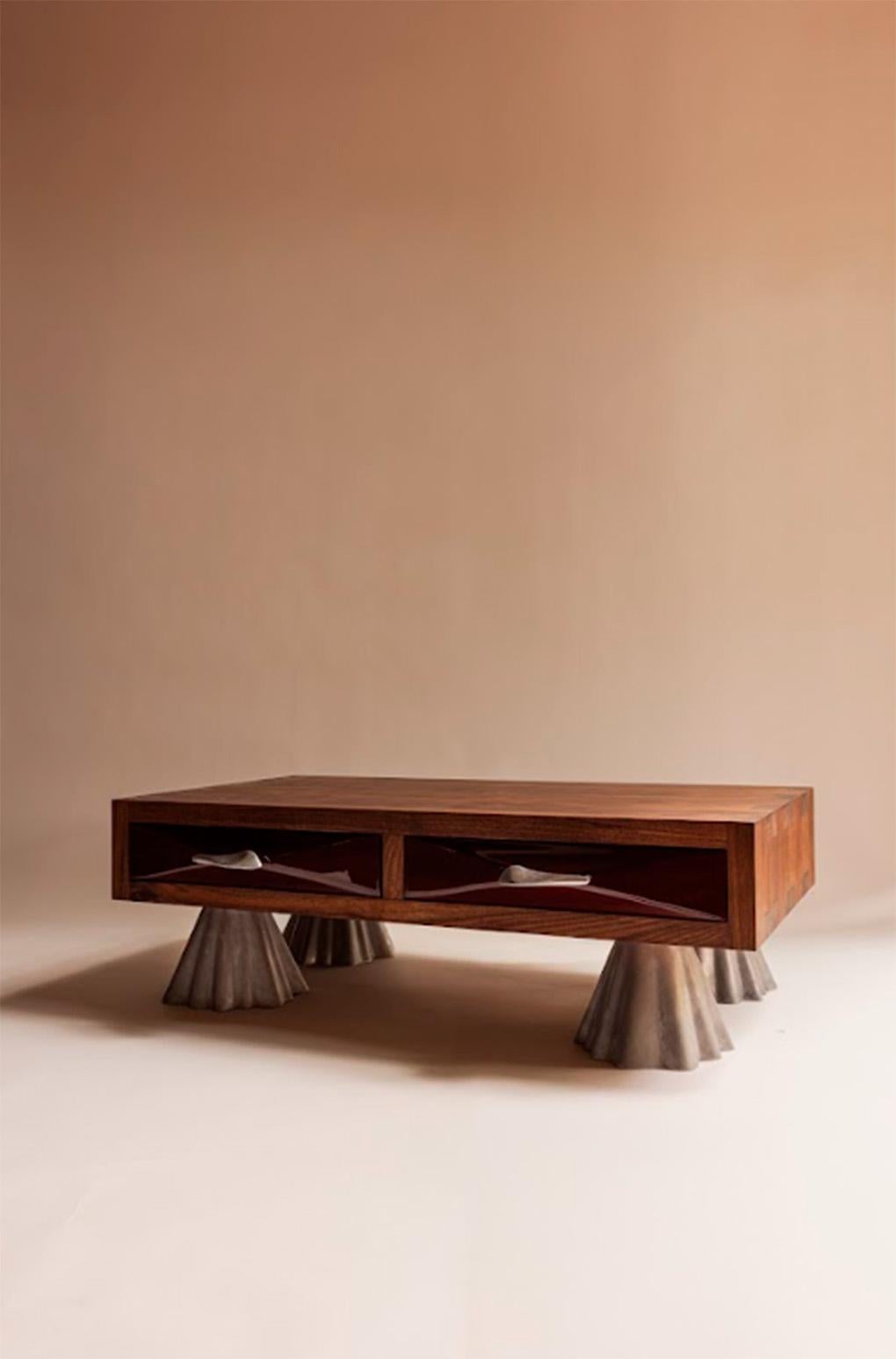 Modern Bells & Whistles Coffe Table For Sale