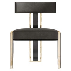 Bellus Black Lacquer Chair by Palena Furniture