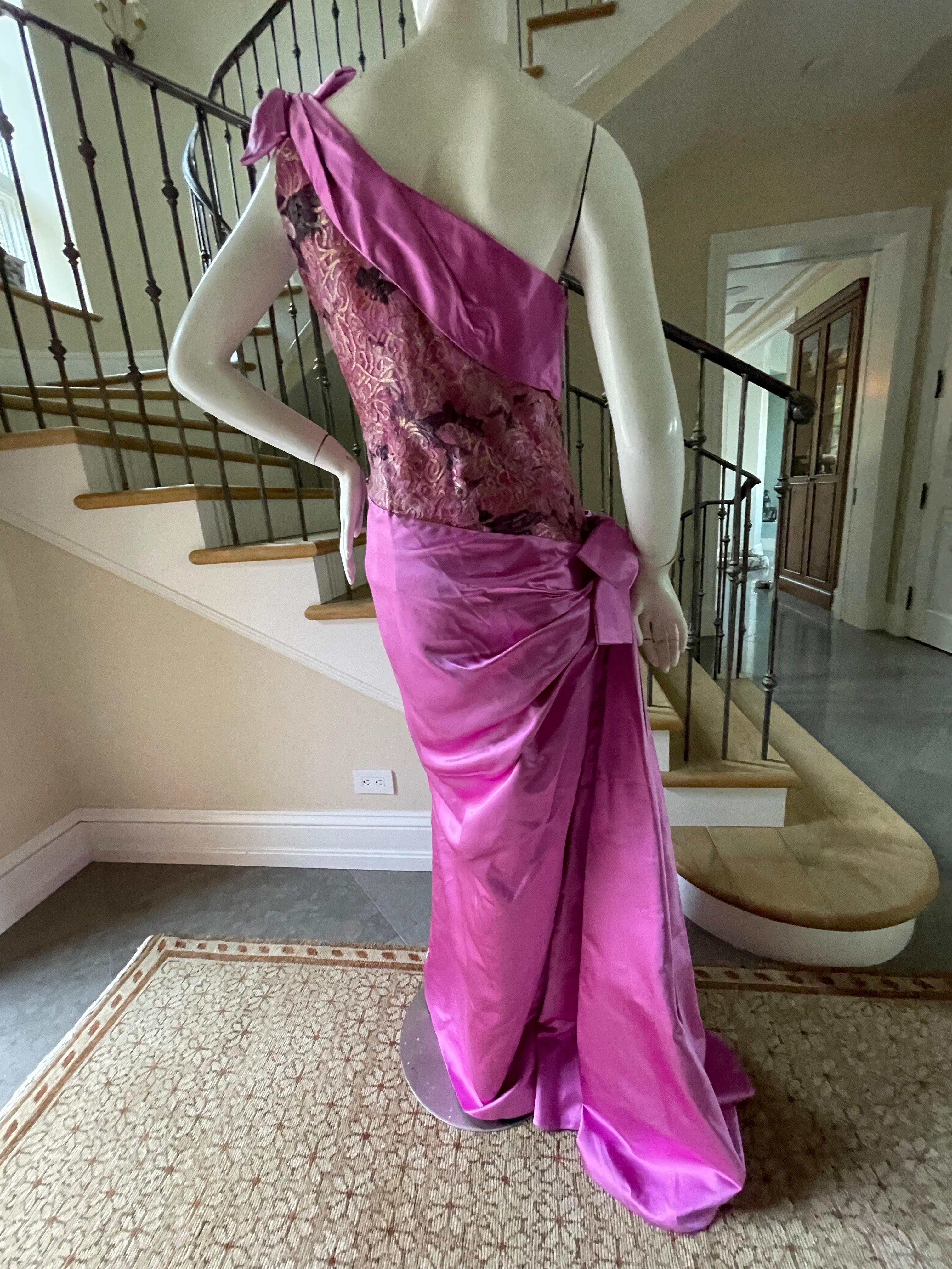 Bellville Sassoon by Lorcan Mullany Vintage Evening Dress with Matching Shawl For Sale 5
