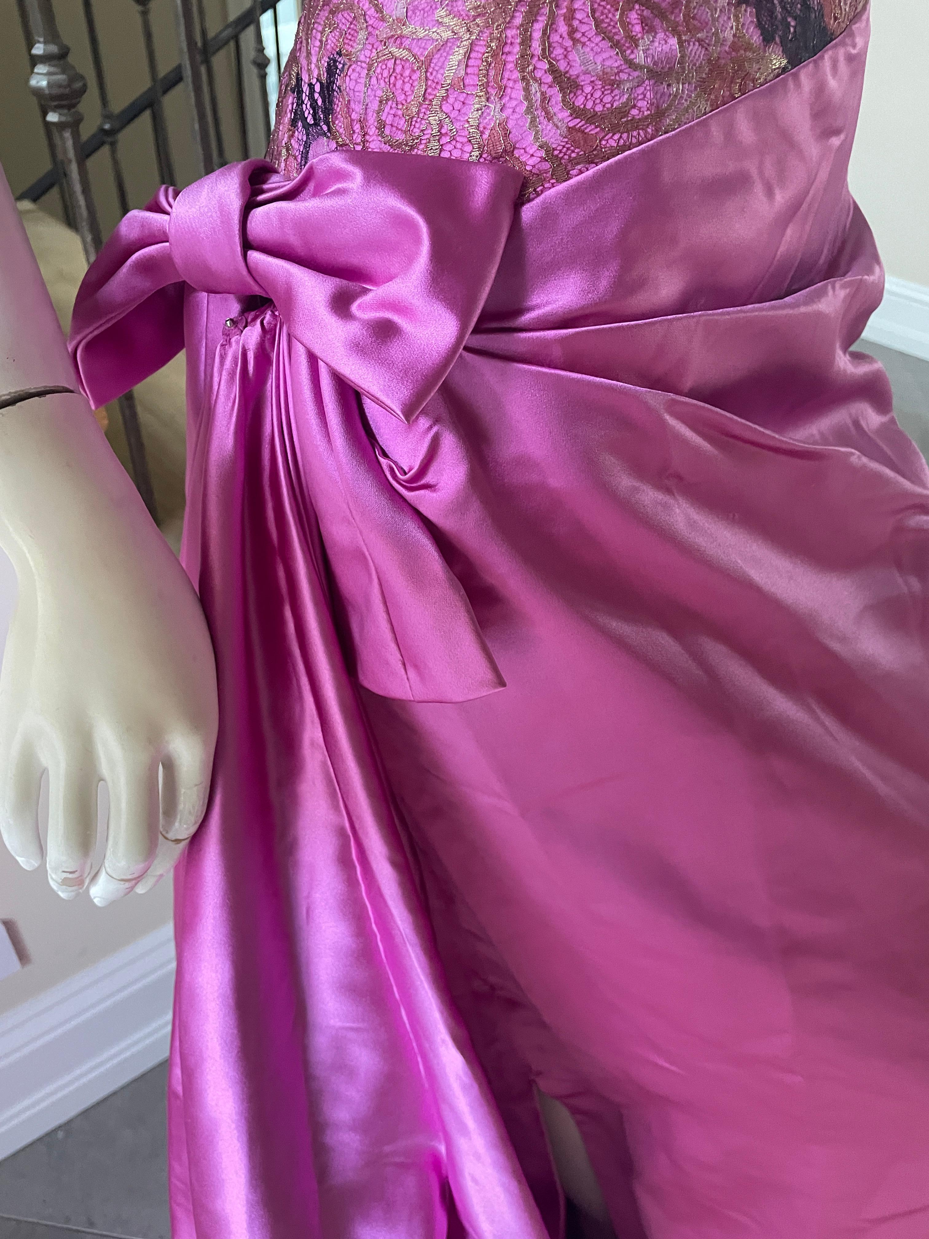 Bellville Sassoon by Lorcan Mullany Vintage Evening Dress with Matching Shawl In Excellent Condition For Sale In Cloverdale, CA