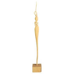 Belly Dance I, Boxwood sculpture by Nairi Safaryan