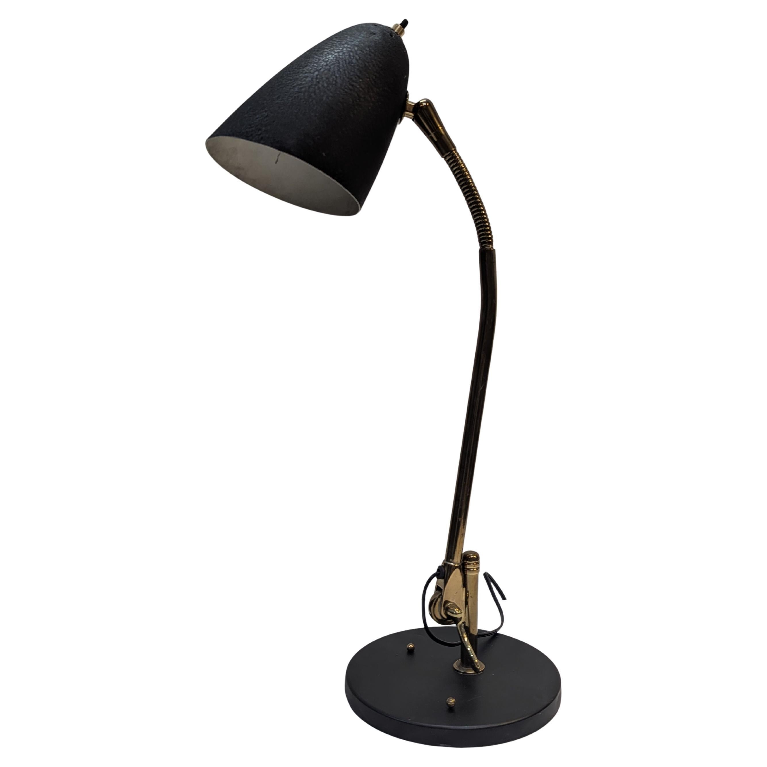Belmag Articulating Brass Goose Neck Desk Lamp Christian Dell Model K en venta