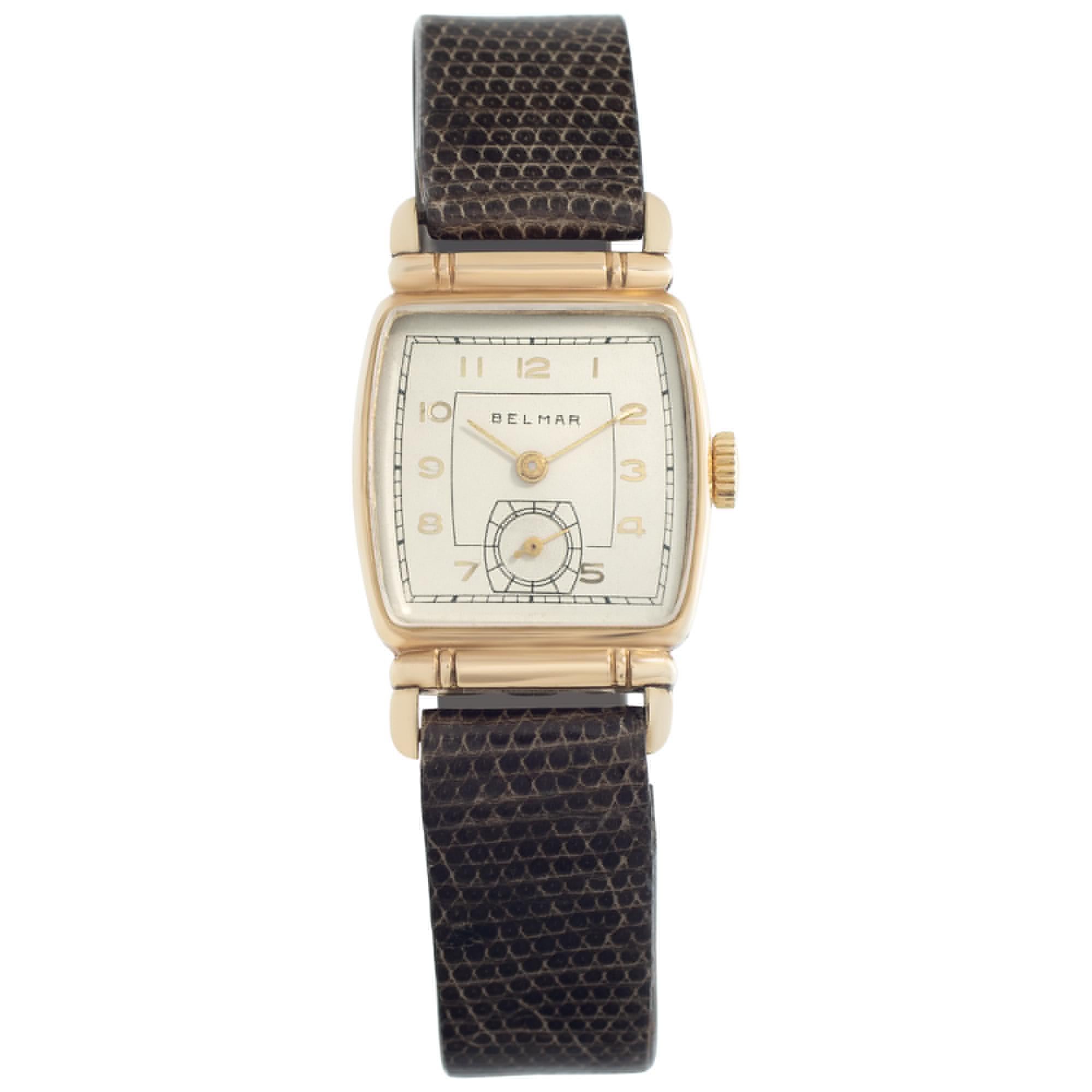Belmar Gfss Armbanduhr mit weißem Zifferblatt 28mm