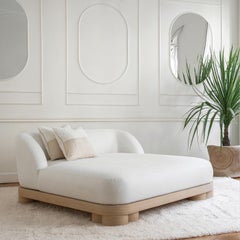 Chaise longue grande bianca Belmont della Collezione Riviera