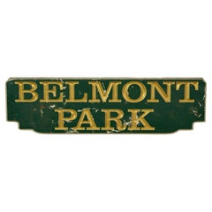 Belmont Park Racetrack Wall Sign