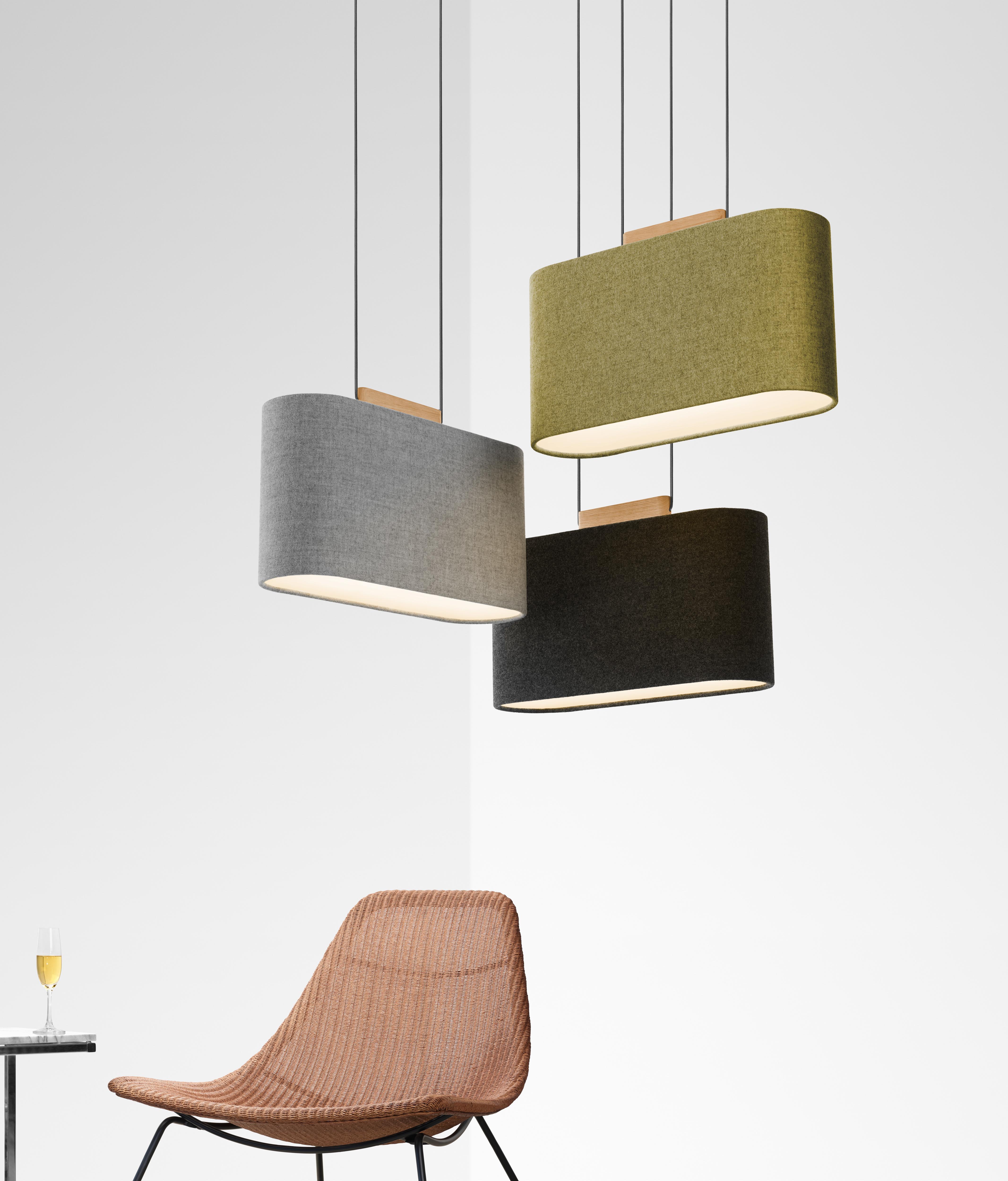Americano Lampada a sospensione Belmont in Silverdale di Pablo Designs in vendita
