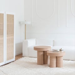 Table d'appoint haute en Oak Oak de la Collezione Riviera, Belmont