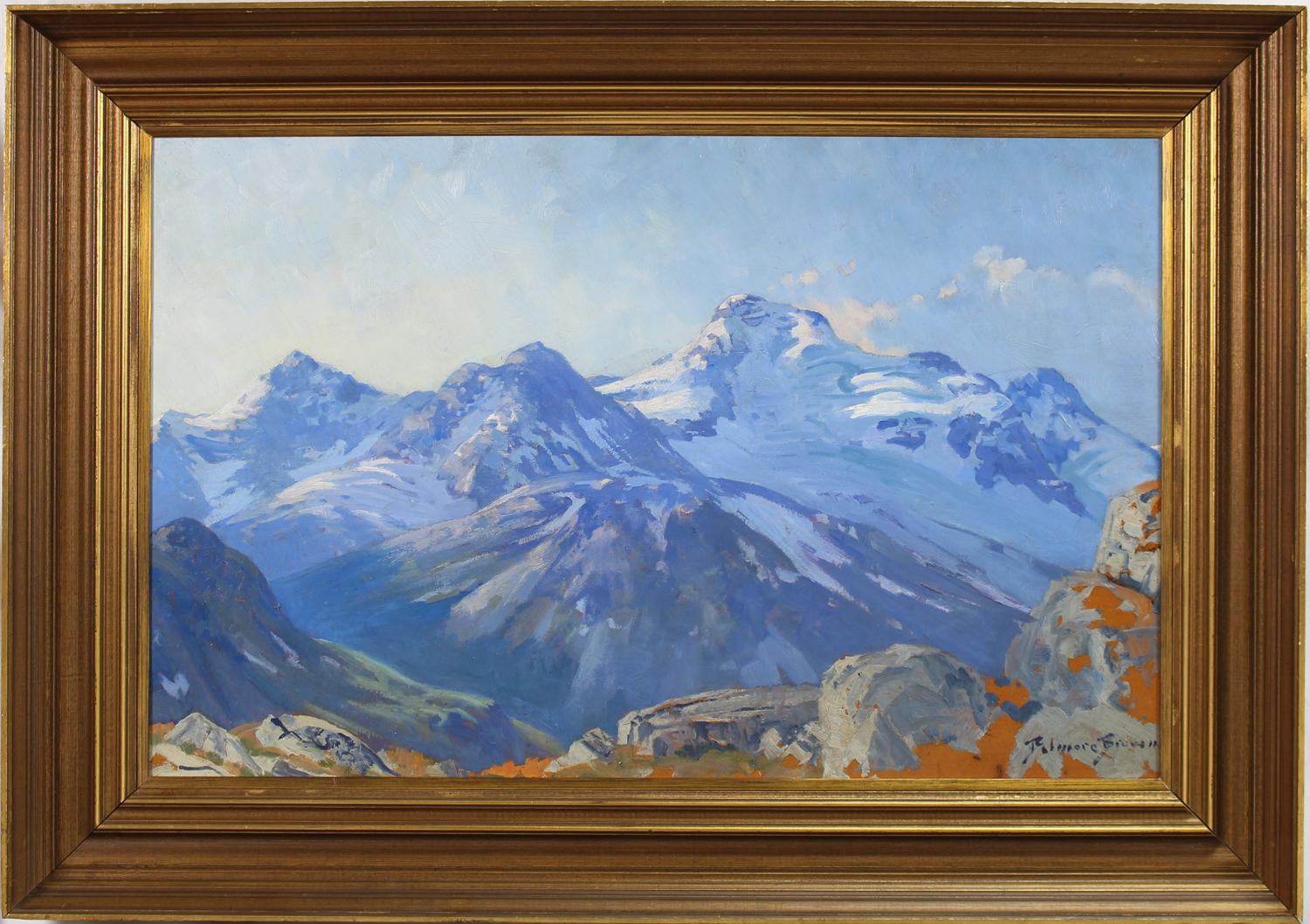 Mountain Landscape - Painting by Belmore Browne