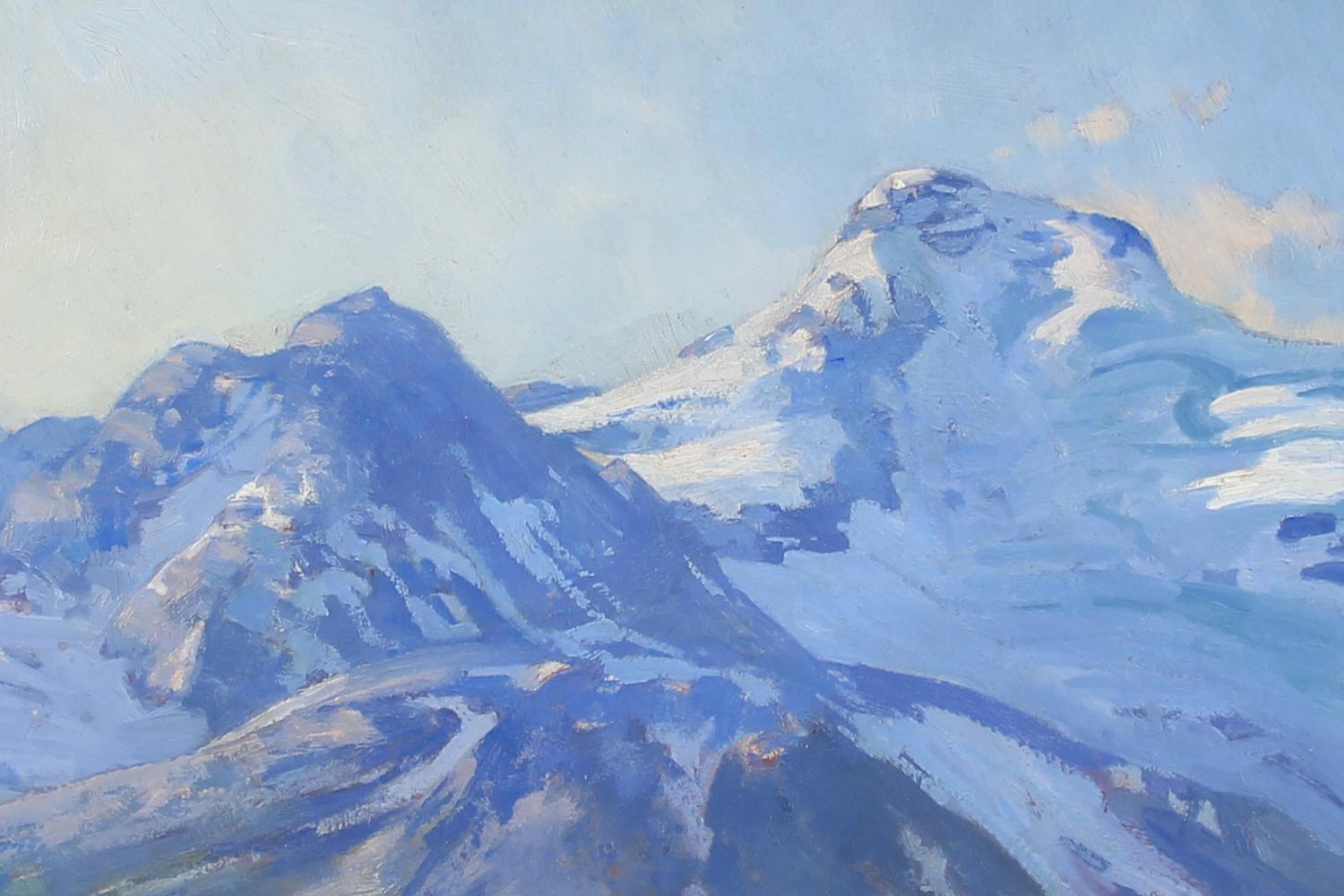 Mountain Landscape - Naturalistic Painting by Belmore Browne