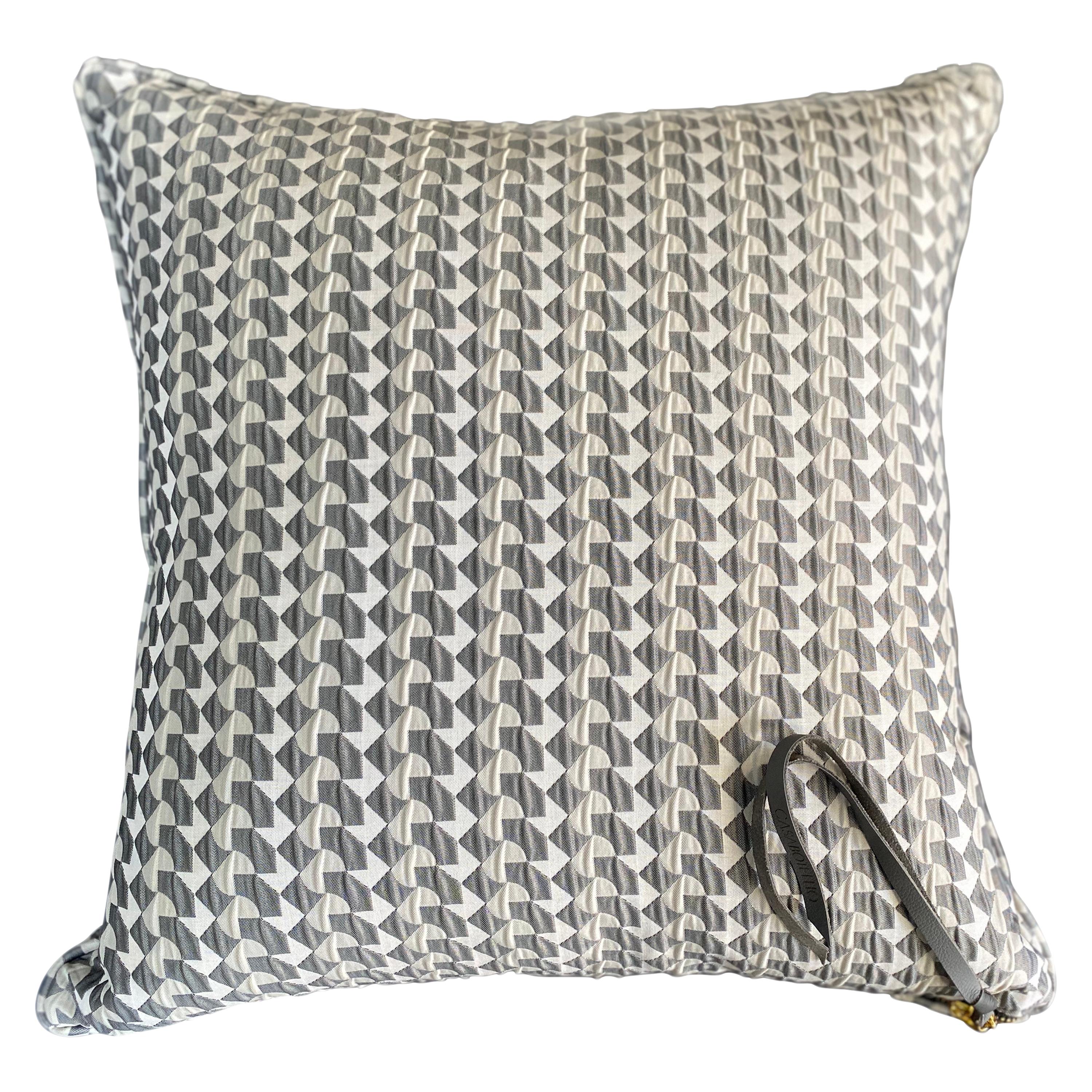 Belo II Pattern Cushion Curvature Collection Inspired by Brazilian Architecture