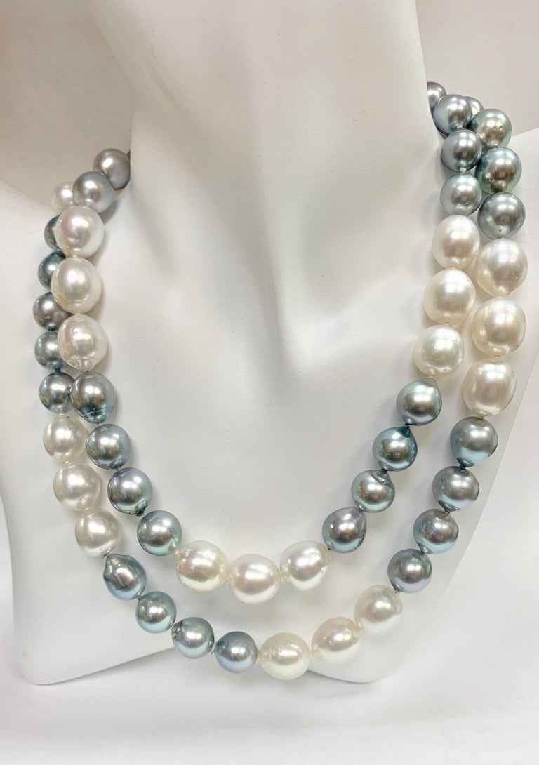 BELPEARL South Sea and Tahitian Pearl Necklace For Sale at 1stDibs ...