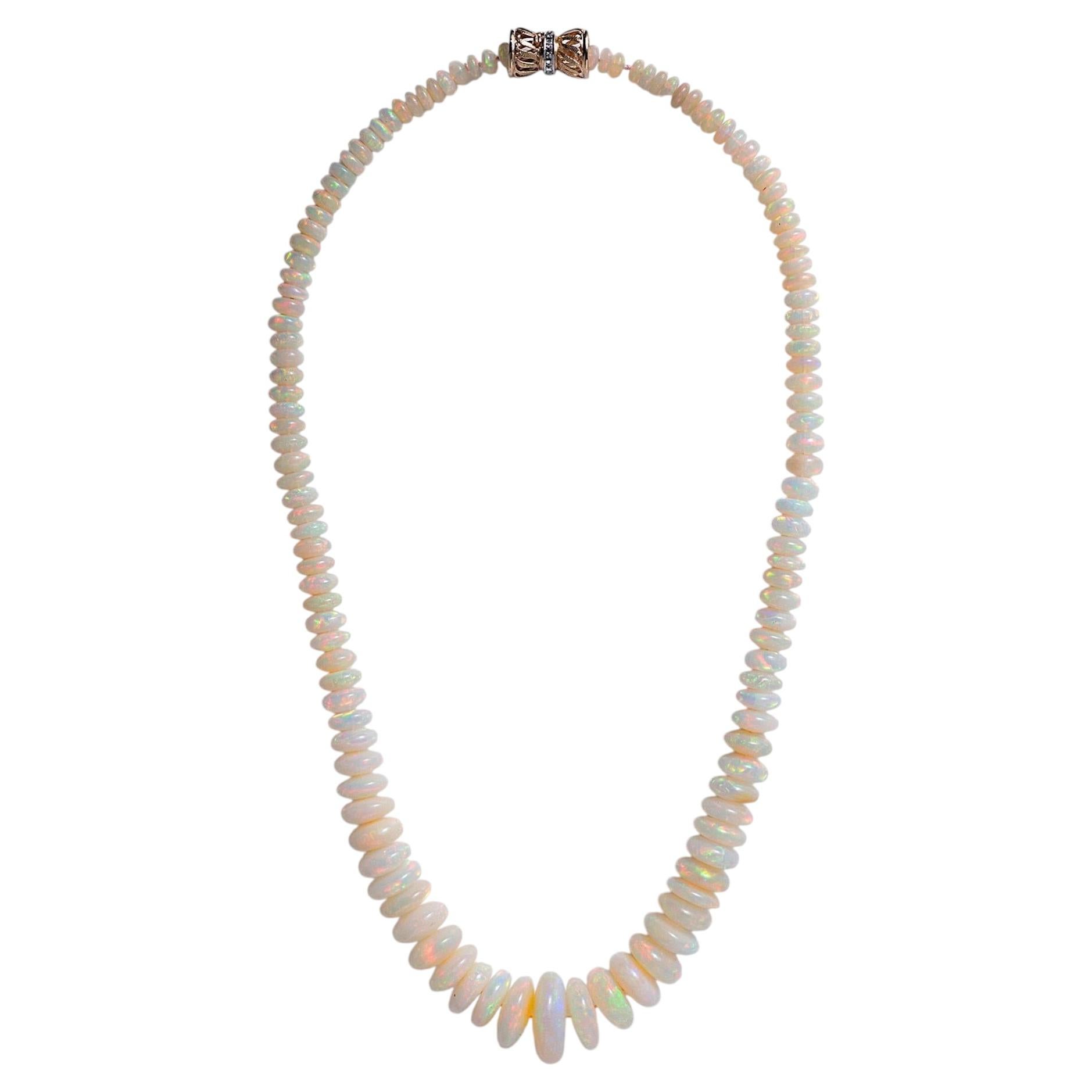 Belrose Jewelers Collar de Cuentas de Ópalo Significativo 274 Quilates