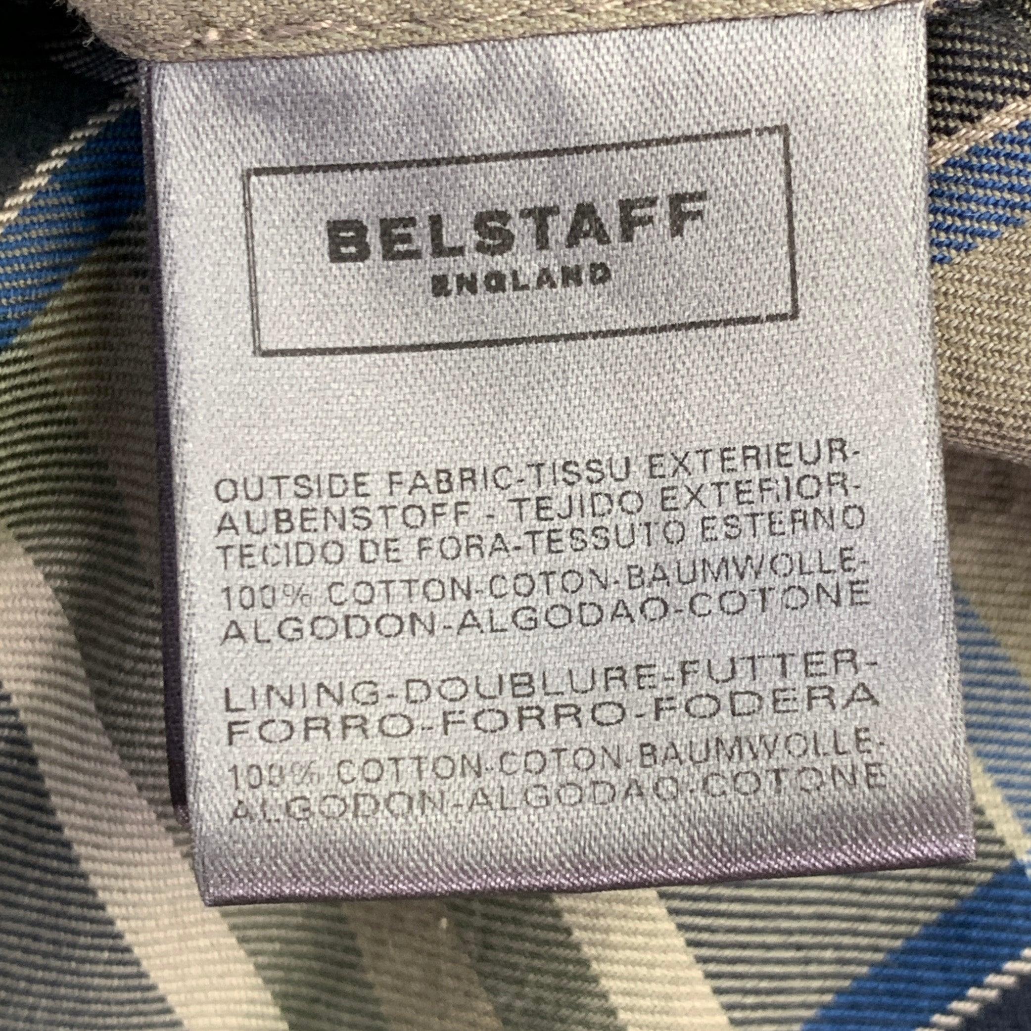 Belstaff 2012 Roadmaster Size M Black Waxed Cotton Zip Snaps Jacket en vente 3