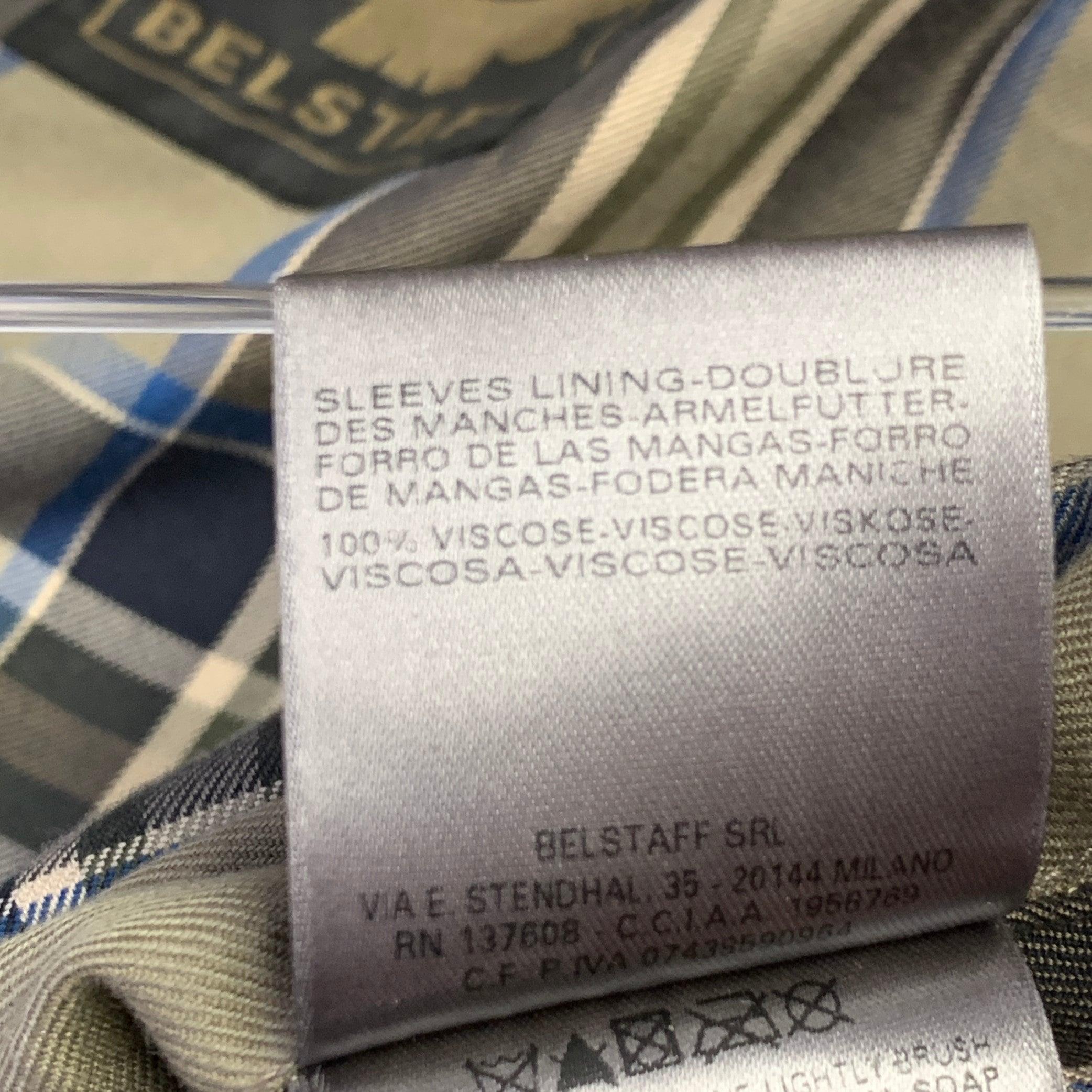 Belstaff 2012 Roadmaster Size M Black Waxed Cotton Zip Snaps Jacket en vente 4
