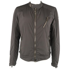 BELSTAFF 44 Black Nylon Biker Jacket