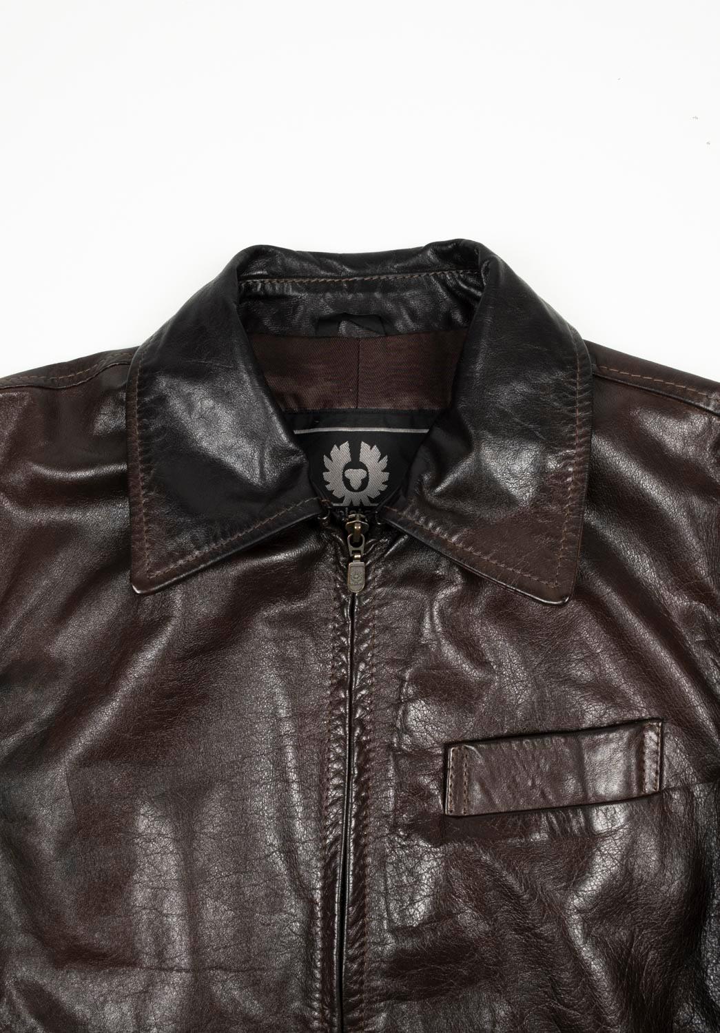 Check my other listings. Have many more designer clothes for sale. Open to any offers.
Item for sale is 100% genuine Belstaff Pilot Men Bomber Jacket, S929, ASH9
Color: brown
(An actual color may a bit vary due to individual computer screen