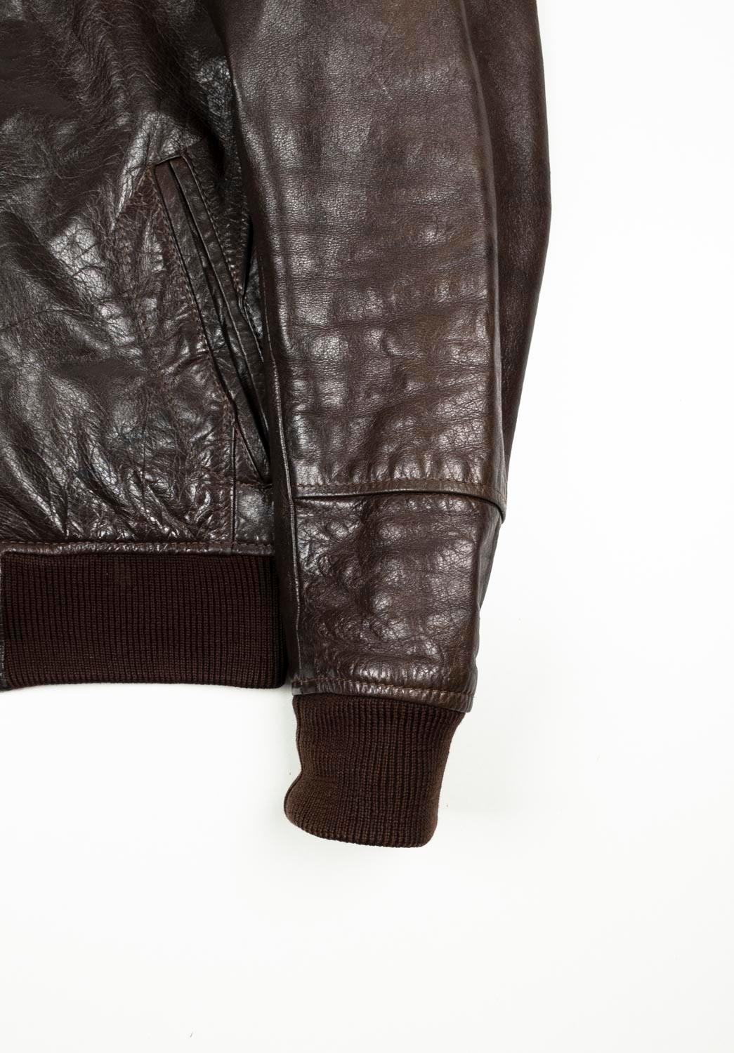 Belstaff Aviator Style Pilot Men Leather Jacket Size M, S929 In Good Condition In Kaunas, LT