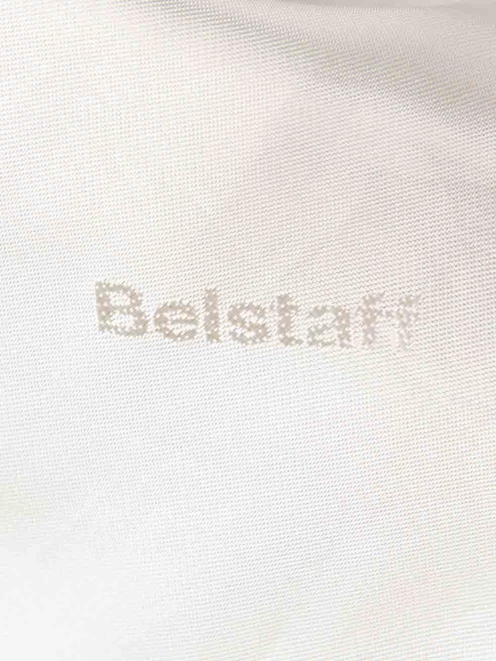 Women's Belstaff Beige Belted Parka Coat Size S For Sale