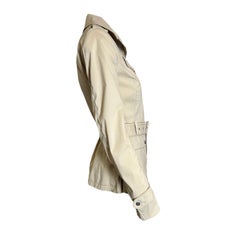 Belstaff Beige Silver Label Skylark II Cotton Utility Jacket + Belt