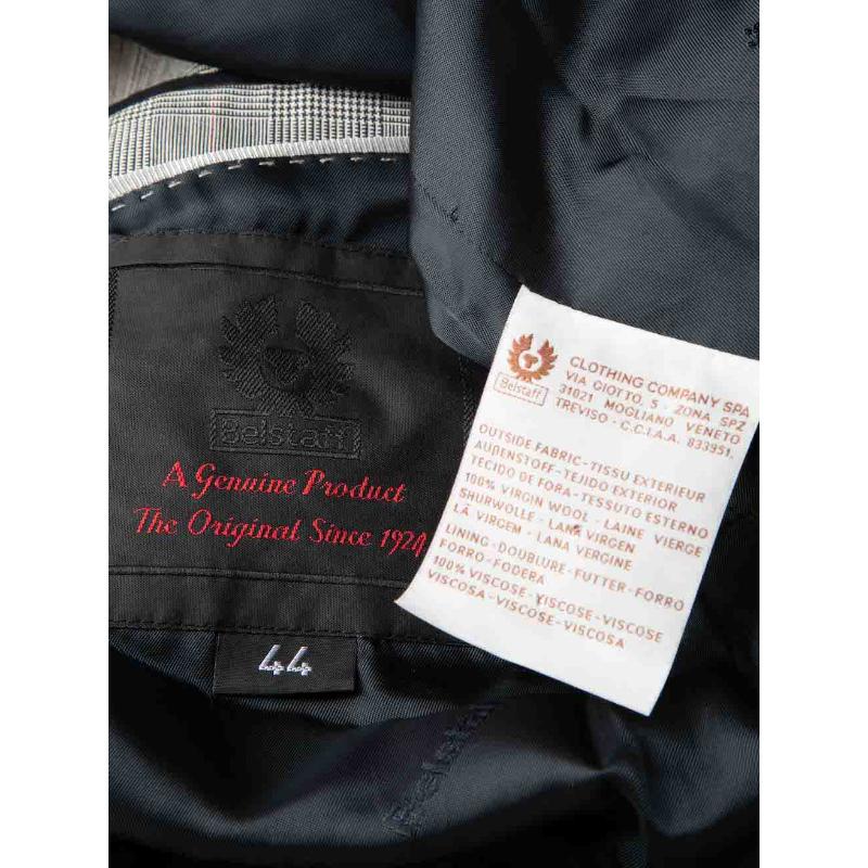Women's Belstaff Grey Check Bomber Jacket Size L
