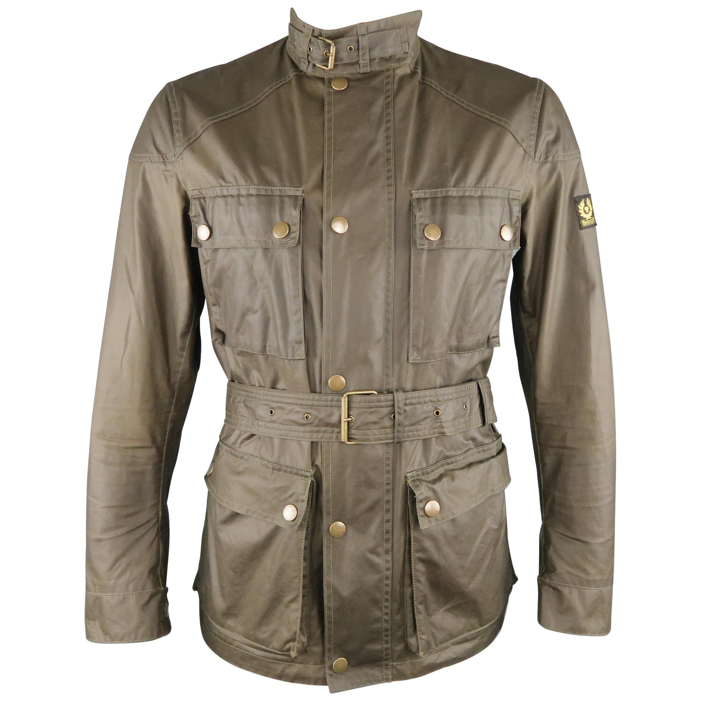 belstaff roadmaster green