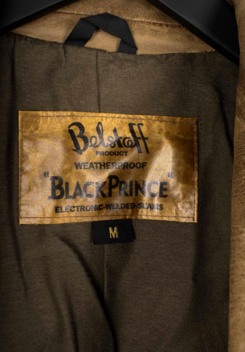 Belstaff Uomo Giacca Nero Principe in Pelle Pesante Taglia M.L.A. in vendita 3