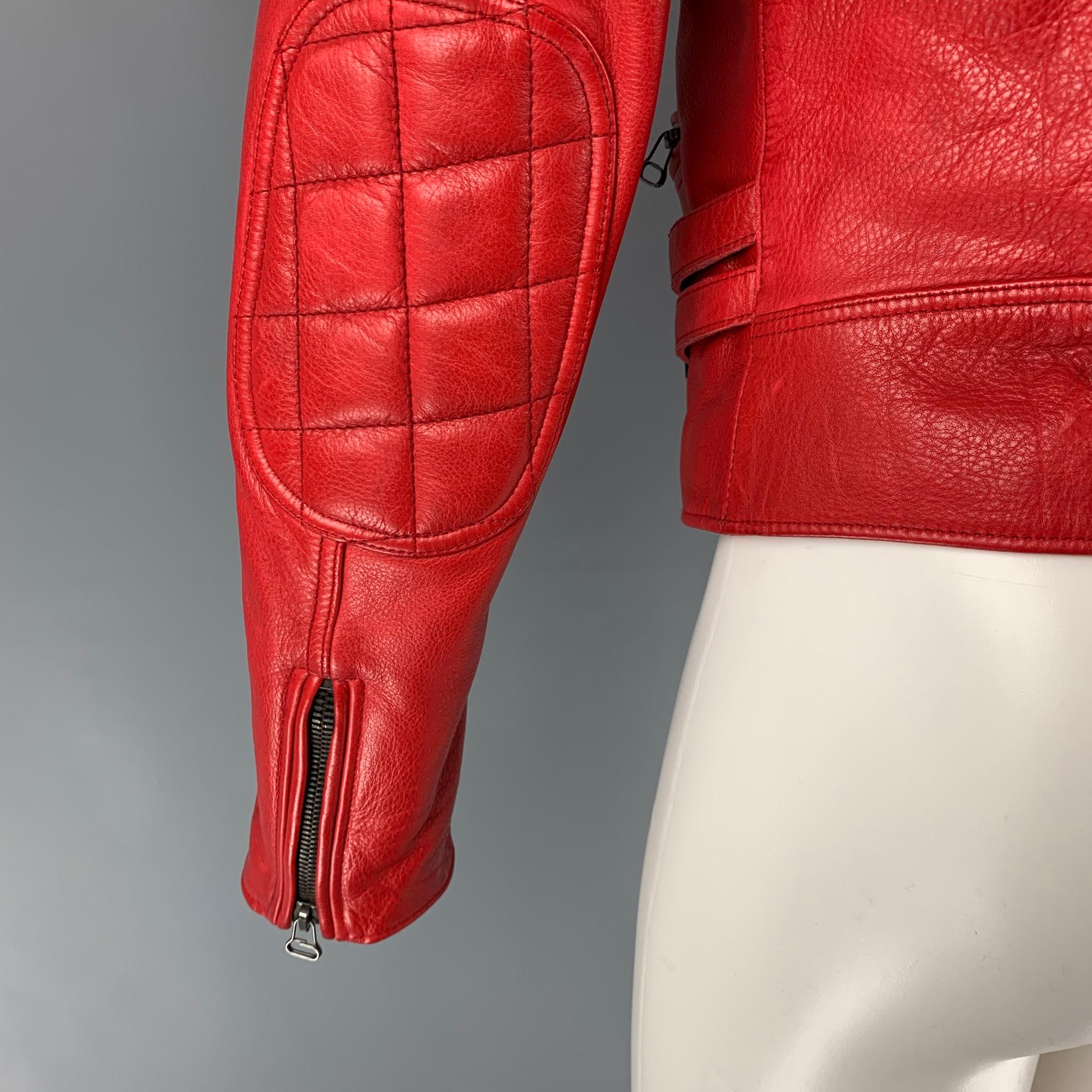 blouson leather jacket