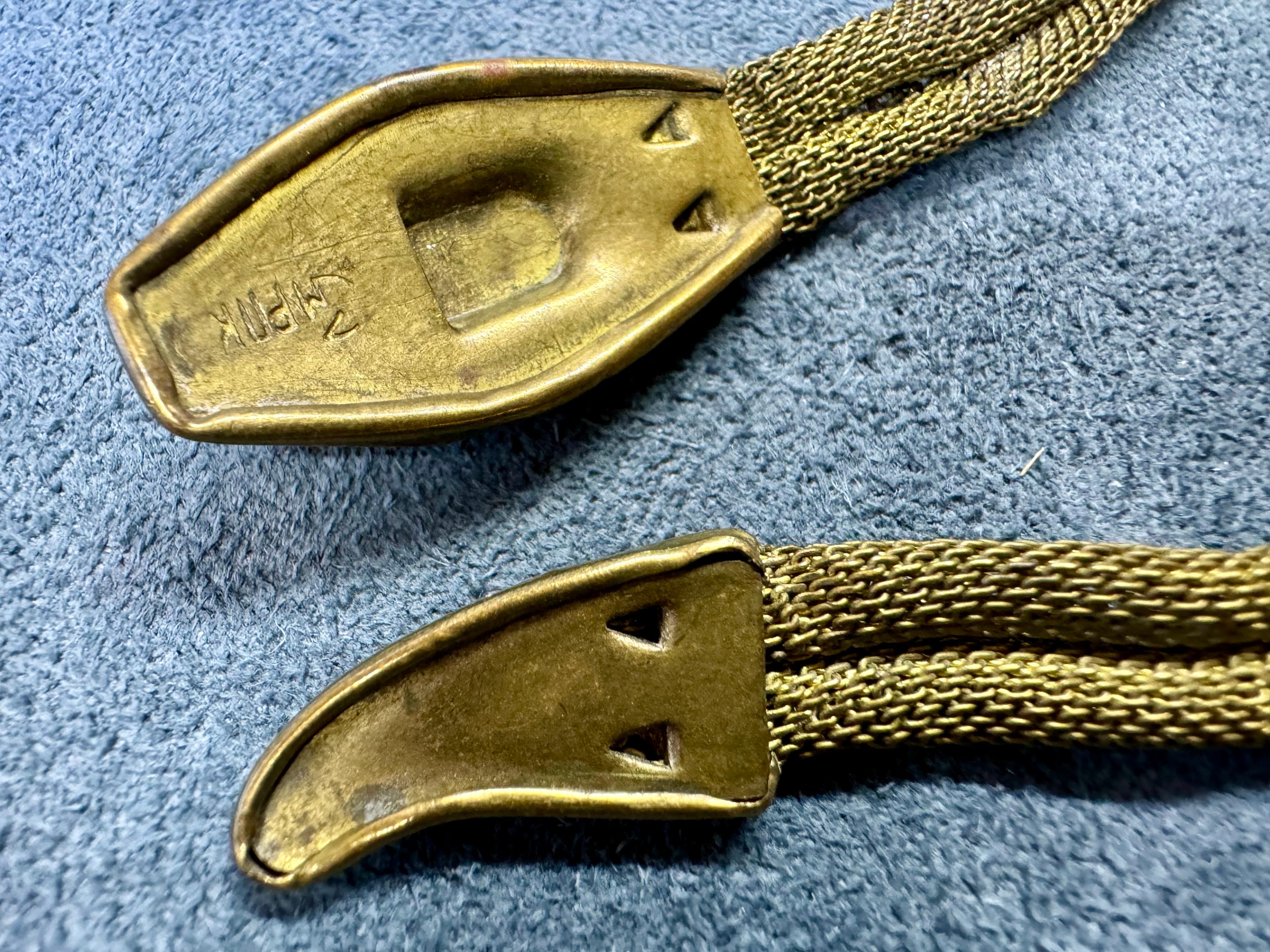 Belt with a snake motif, early 20th century In Fair Condition For Sale In Orimattila, FI