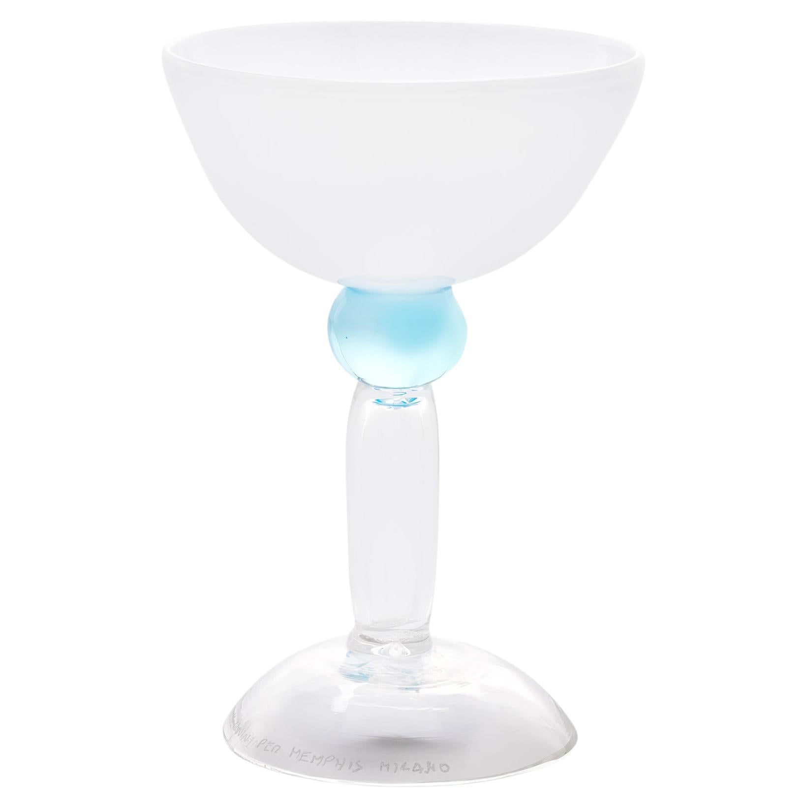 Beltegeuse aus hellblauem mundgeblasenem Glas von Marco Zanini für Memphis Milano Collecti im Angebot