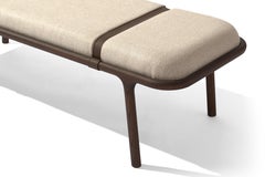 Belts Carpanese Home Italia Bench with Massive Wooden Base
