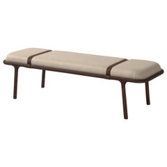 Cinturones Carpanese Home Italia Banco con base de madera maciza Moderno Siglo XXI