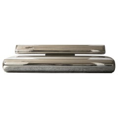 Sofá de piel cromada Beluga de Atra Form, personalizado, edición limitada