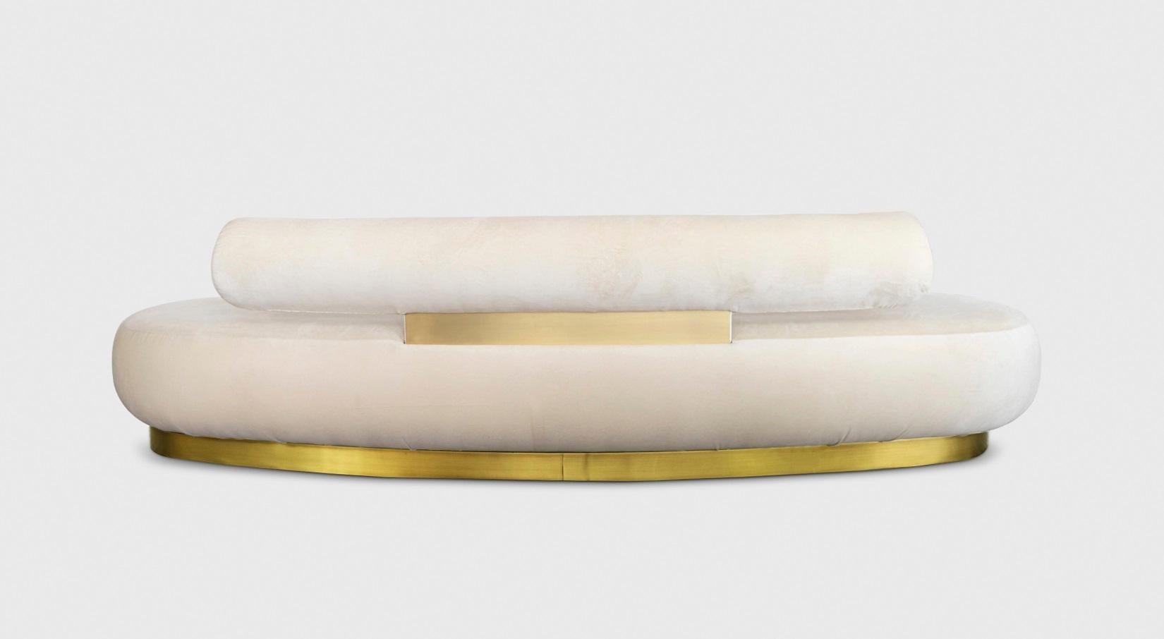 Postmoderne Canapé Beluga Curvo d'Atra Design en vente
