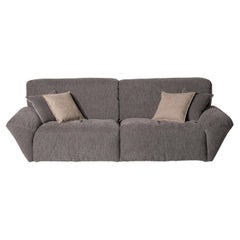 Beluga Dark Gray 2-Seater Maxi Sofa by Marco and Giulio Mantellassi