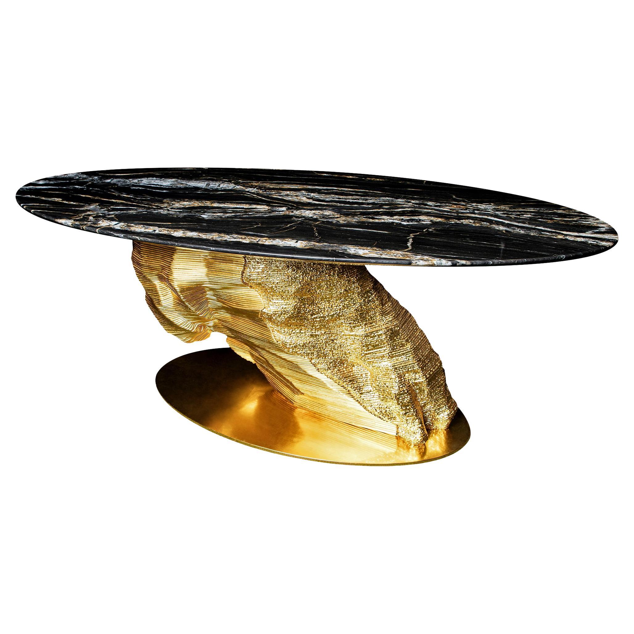 Belvedere Granite "Meteorite" design by Giò Pozzi for Officina della Scala For Sale