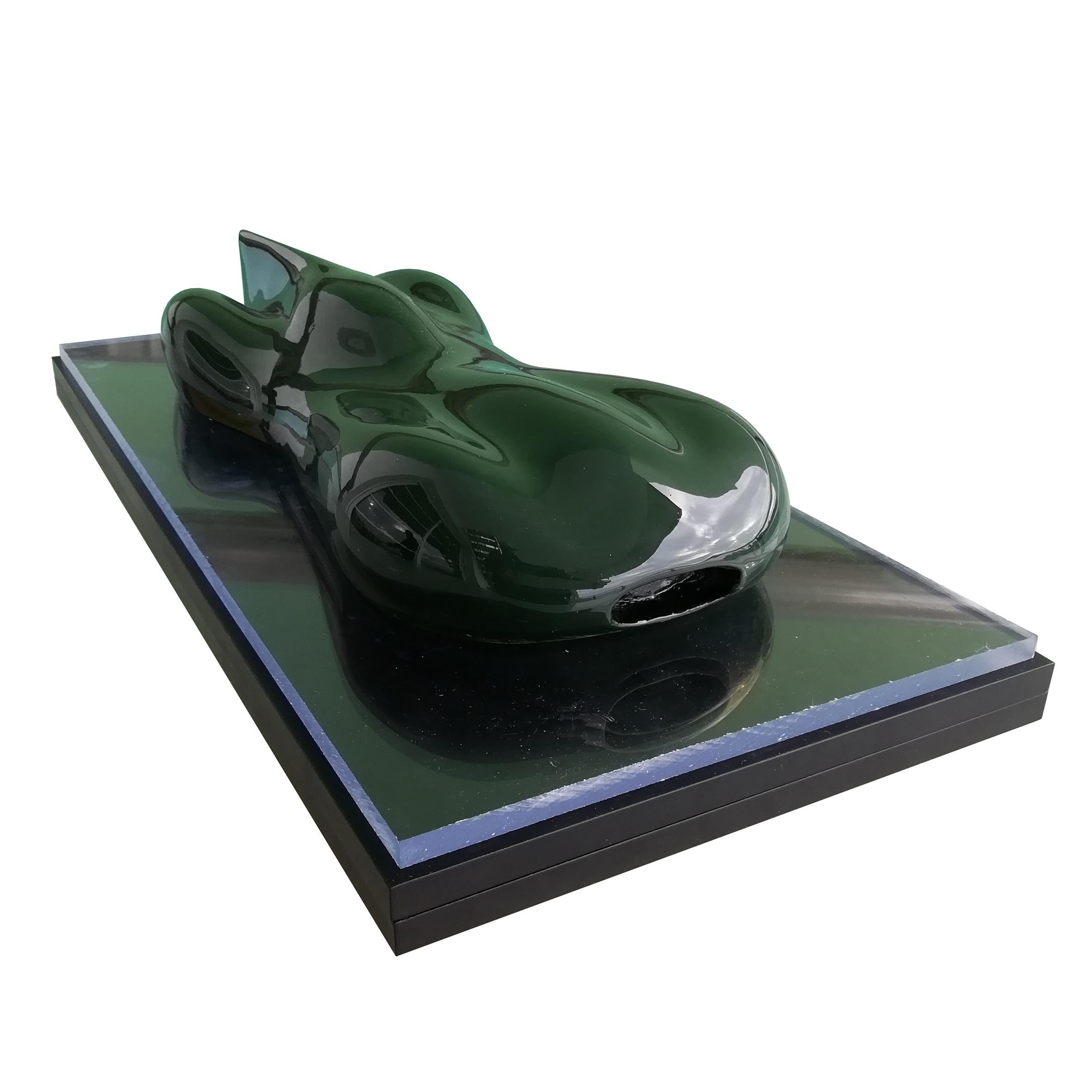 Sporting Art Belzoni, a Racing Car Sculpture, 
