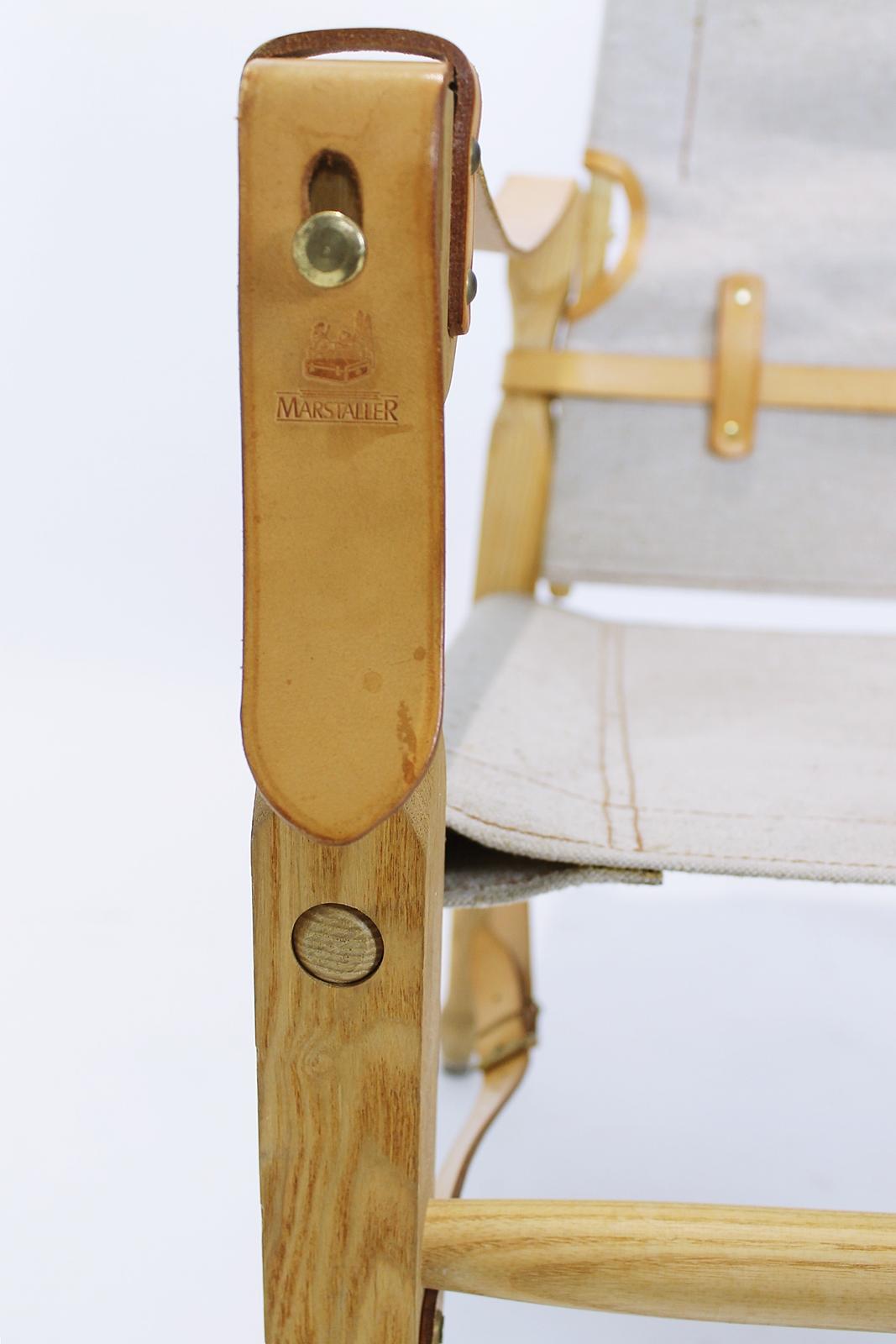  Bema Safari Chairs by Marstaller Munich Germany  im Angebot 4
