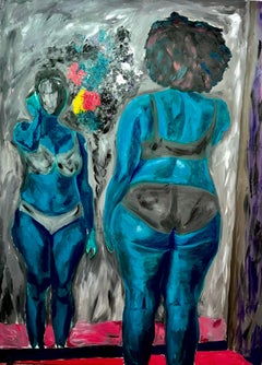 Future Meets Present - 21st Century, Contemporary, Figurative Painting, People