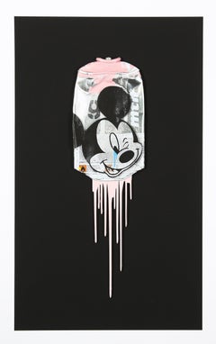Mickey Montana (Pink) (Pop Art, Street Art, Disney)
